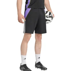 adidas Voetbalkleding*Tiro 24 voetbalbroekje heren black purple rush