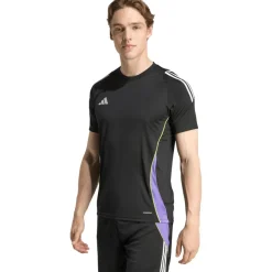 adidas Voetbalkleding*Tiro 24 voetbalshirt heren black purple rush