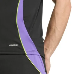 adidas Voetbalkleding*Tiro 24 voetbalshirt heren black purple rush