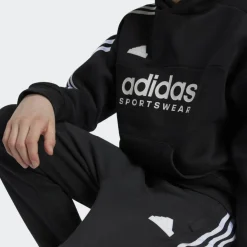 adidas Sport Trui*Tiro fleece hoodie junior black white
