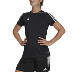 adidas Voetbalkleding*Tiro voetbalshirt dames 23 black white
