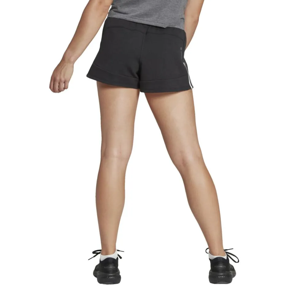 adidas Sportbroek*Train Essentials Cotton 3-Stripes short dames black