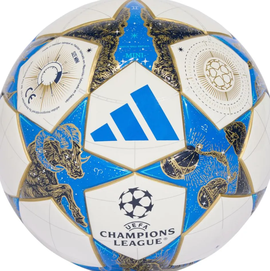 adidas Voetbal Kopen*UCL League Stage Mini voetbal white dark blue multicolour gold metallic 25 - 26