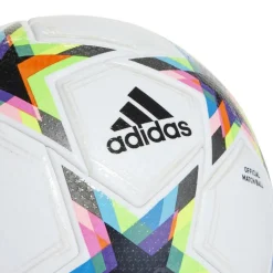 adidas Voetbal Kopen*UCL Pro Void voetbal white silver metallic bright  cyan pantone