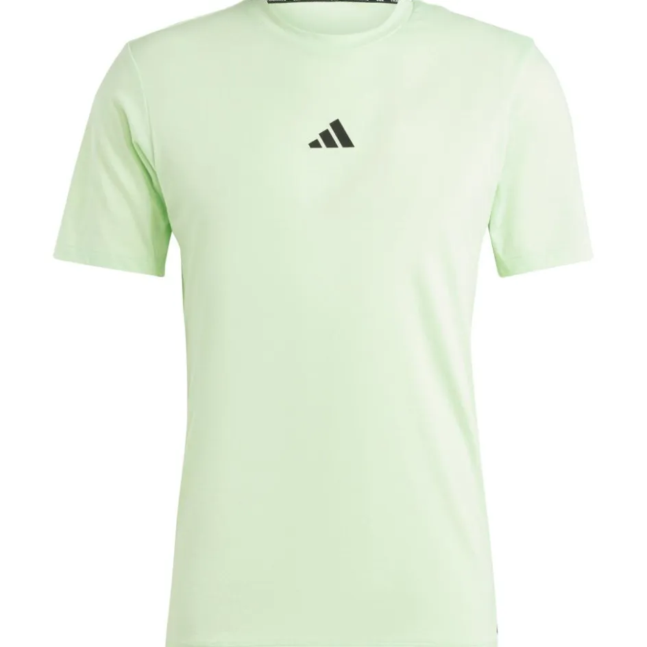 adidas Sportshirt*Workout Woven shirt heren semi green spark black
