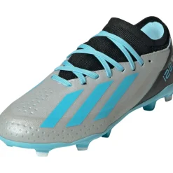adidas Voetbalschoenen*X Crazyfast Messi.3 FG voetbalschoenen junior silver metallic blish blue core black