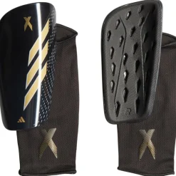 adidas Scheenbeschermers Voetbal*X Speedportal League scheenbeschermers black grey  gold