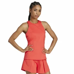 adidas Tenniskleding*Y-Tank tennis tanktop dames semi lucid red