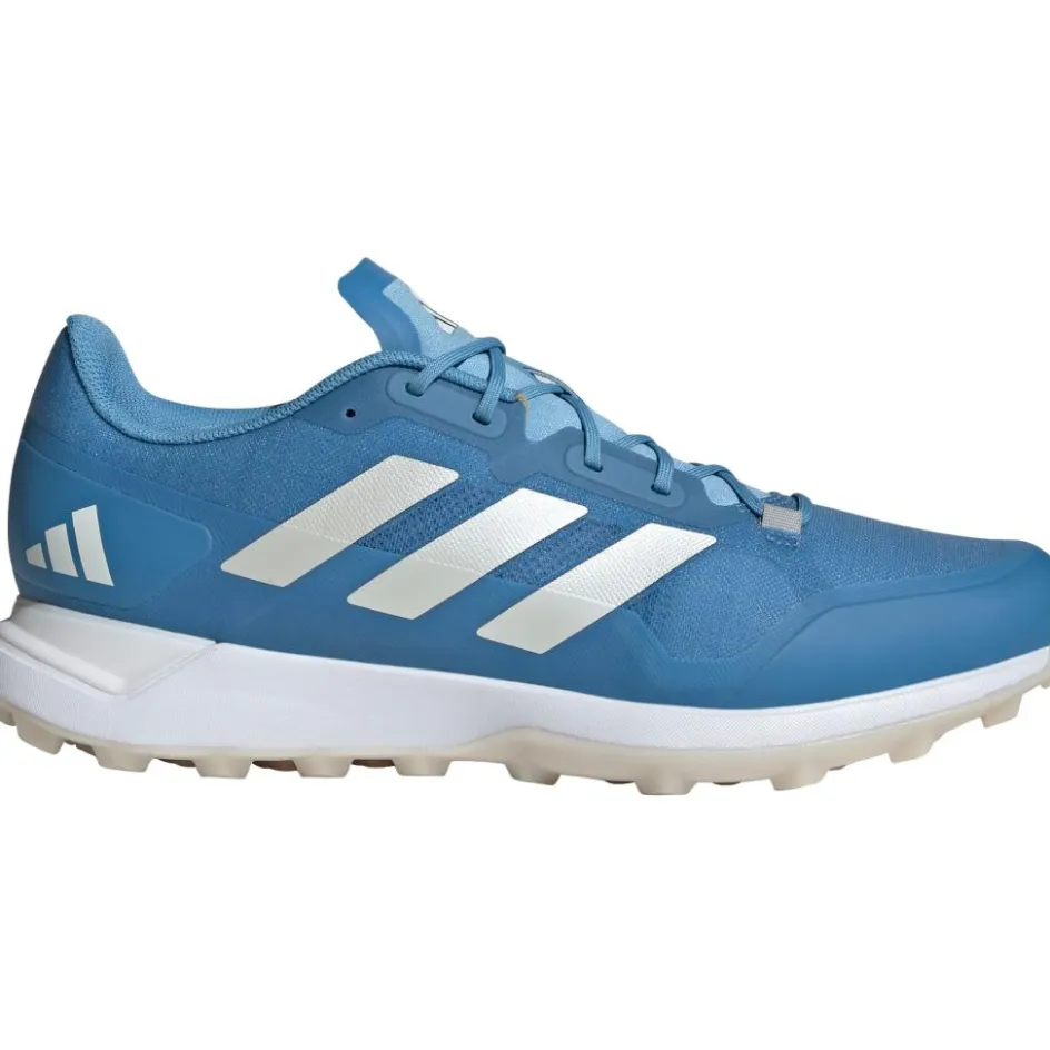 adidas Hockeyschoenen*Zone Dox 2.2S hockeyschoenen heren team light blue zero metalic cloud white