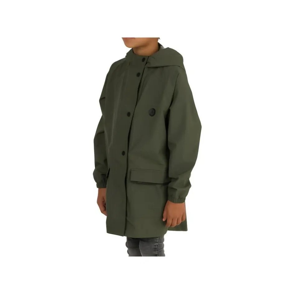 Agu Regenkleding & -Laarzen*Go Kids Essential Parka regenjas junior army green 158 - 164
