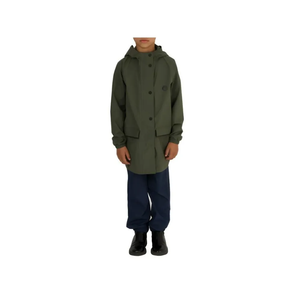 Agu Regenkleding & -Laarzen*Go Kids Essential Parka regenjas junior army green 158 - 164
