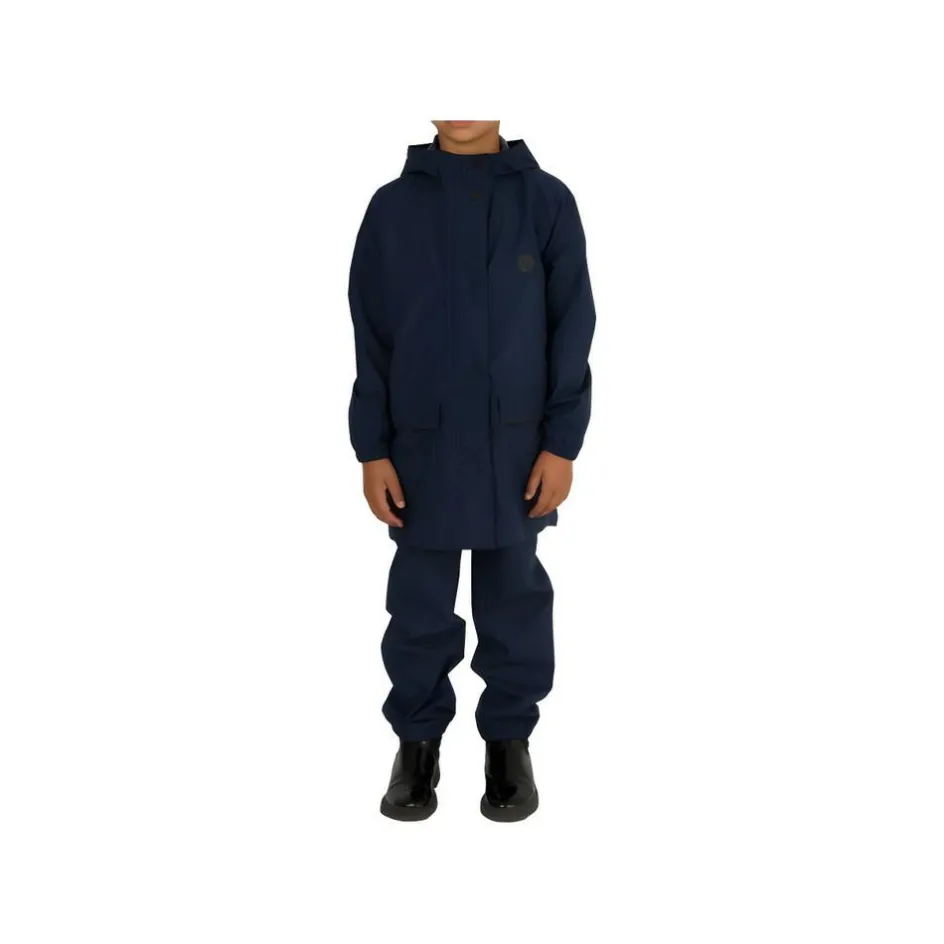 Agu Regenkleding & -Laarzen*Go Kids Parka Essential regenjas junior navy blue - 146 - 152