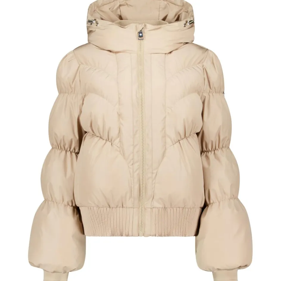 Airforce Ski Jassen|Wintersport*Sugarbush Bomber winterjas dames beige mist