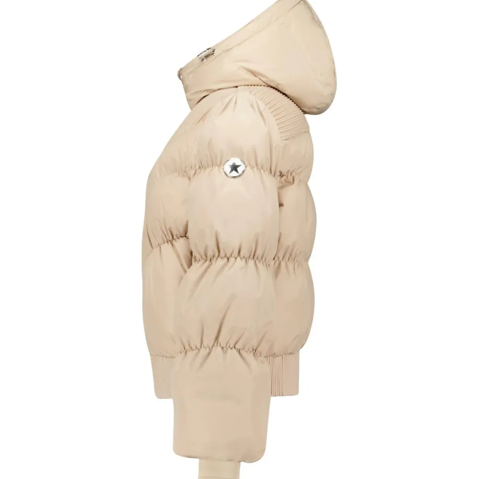 Airforce Ski Jassen|Wintersport*Sugarbush Bomber winterjas dames beige mist