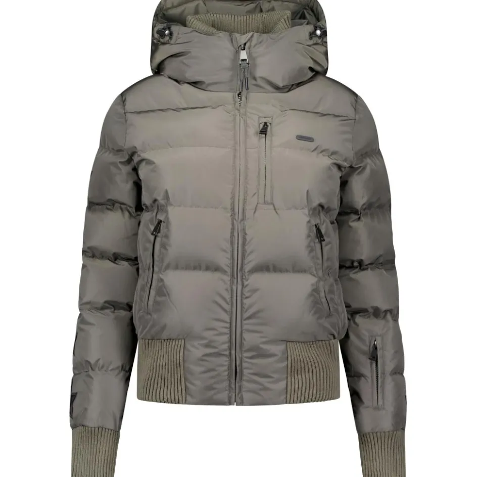 Airforce Ski Jassen|Wintersport*Taos winterjas dames beluga true black