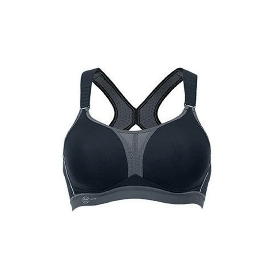 Anita Sportbh's*DynamiX Star sport bh dames zwart antraciet
