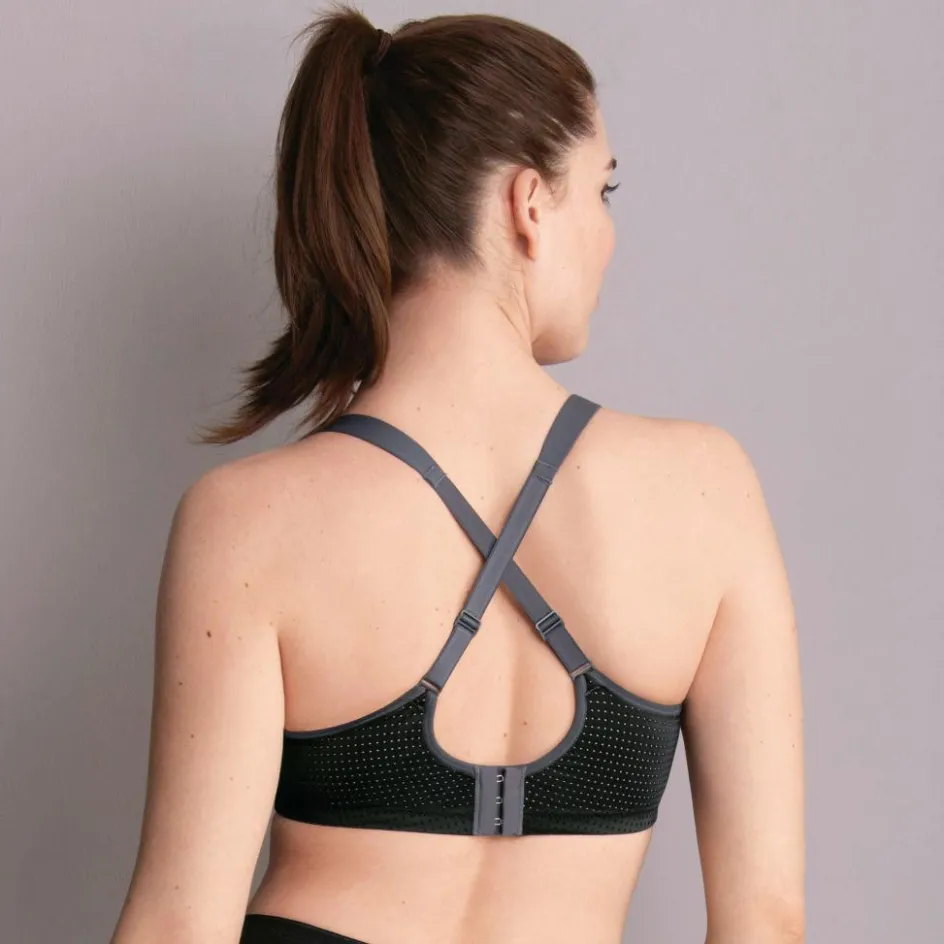 Anita Sportbh's*Performance WireX sport bh dames zwart antraciet