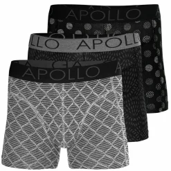 Apollo Sportondergoed*Onderbroek heren multi black 3-pack