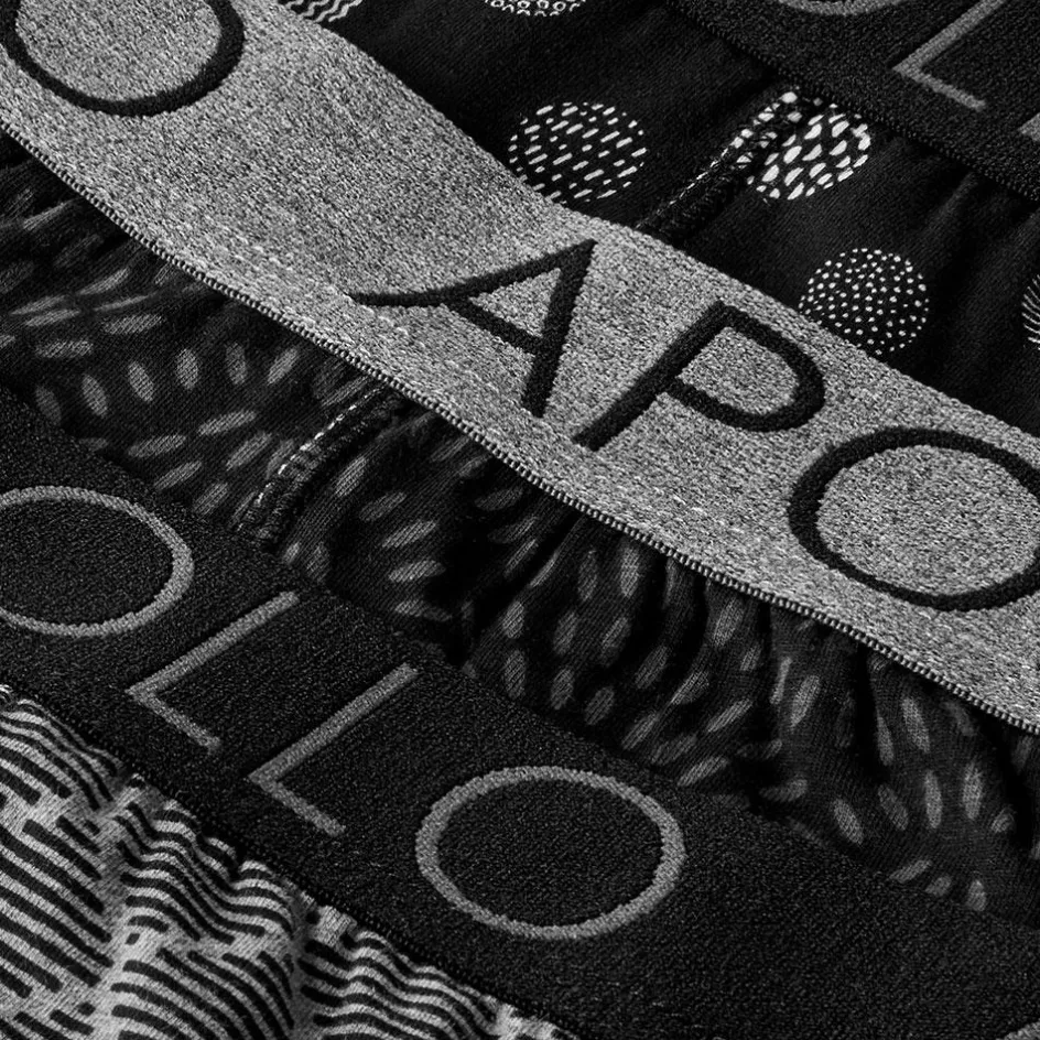 Apollo Sportondergoed*Onderbroek heren multi black 3-pack