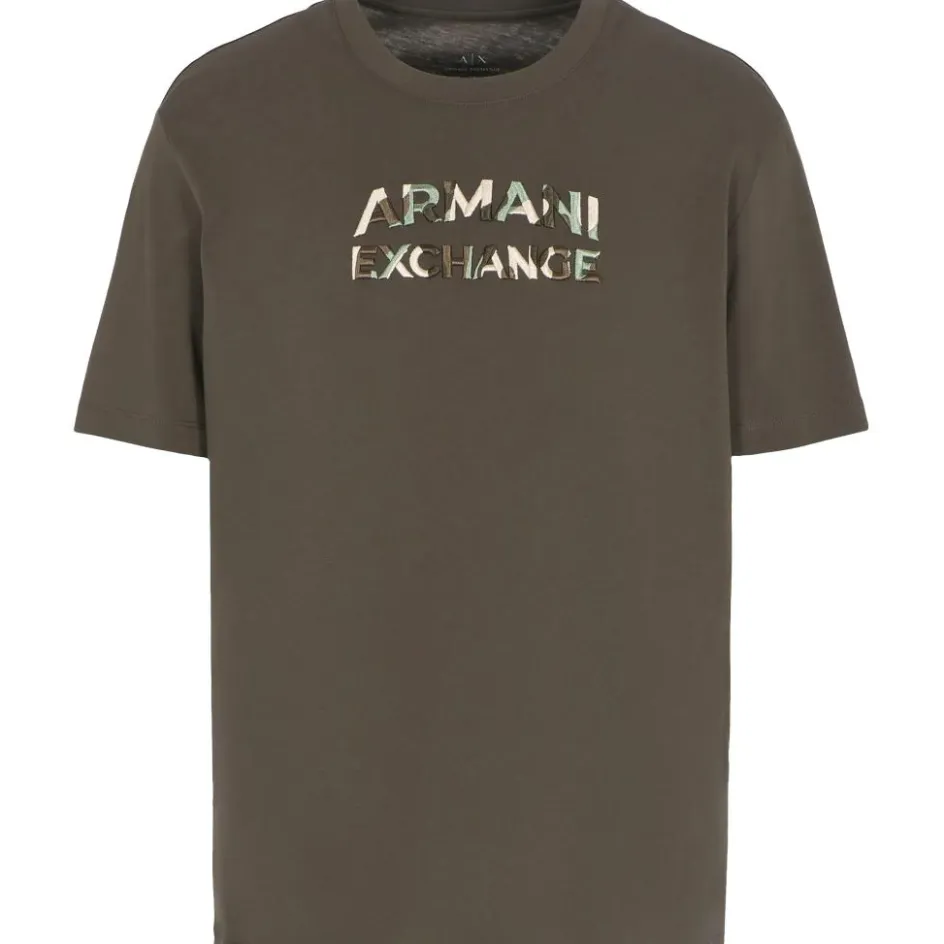 Armani Exchange Shirts, Polo's & Blouses* 6DZTHCZJBYZ shirt heren black olive