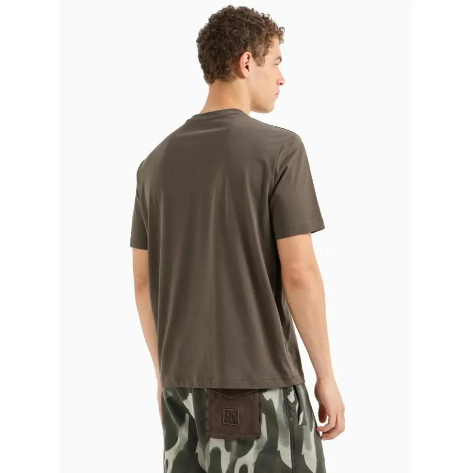 Armani Exchange Shirts, Polo's & Blouses* 6DZTHCZJBYZ shirt heren black olive