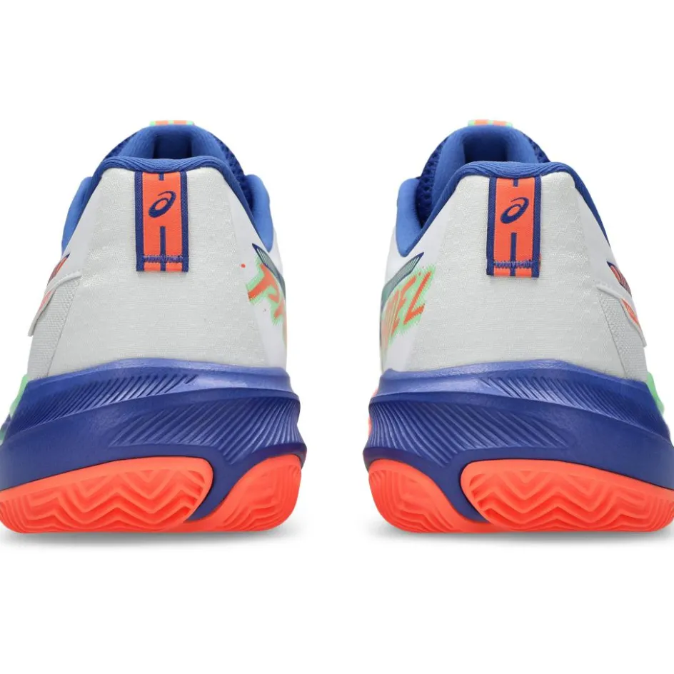 Asics Padelschoenen*GEL-CHALLENGER 15 padelschoenen heren white vivid coral