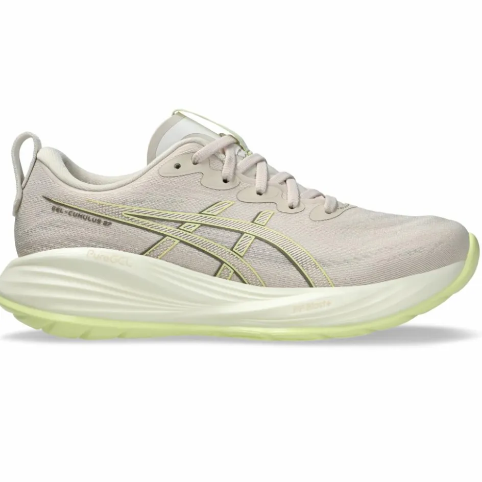 Asics Hardloopschoenen*Gel-Cumulus 27 hardloopschoenen dames mineral beige huddle yellow