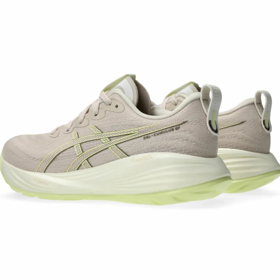 Asics Hardloopschoenen*Gel-Cumulus 27 hardloopschoenen dames mineral beige huddle yellow