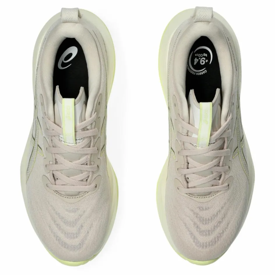 Asics Hardloopschoenen*Gel-Cumulus 27 hardloopschoenen dames mineral beige huddle yellow