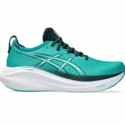 Asics Hardloopschoenen*Gel-Nimbus 27 hardloopschoenen heren wave teal saxon green