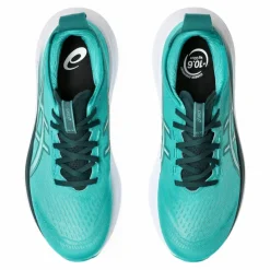 Asics Hardloopschoenen*Gel-Nimbus 27 hardloopschoenen heren wave teal saxon green