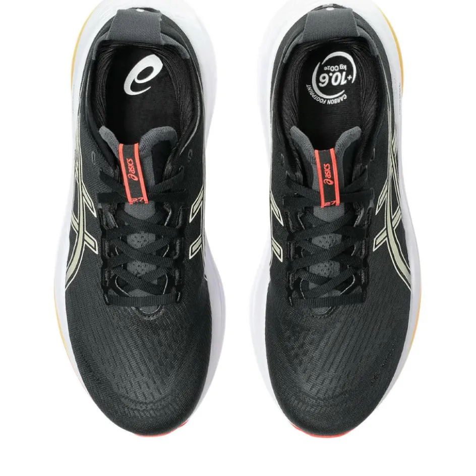 Asics Hardloopschoenen*GEL-NIMBUS 27 hardloopschoenen heren black khaki