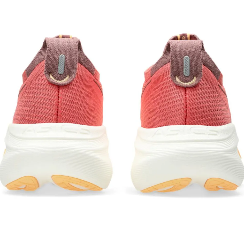 Asics Hardloopschoenen*GEL-NIMBUS 27 hardloopschoenen dames dark pink clay orange glow