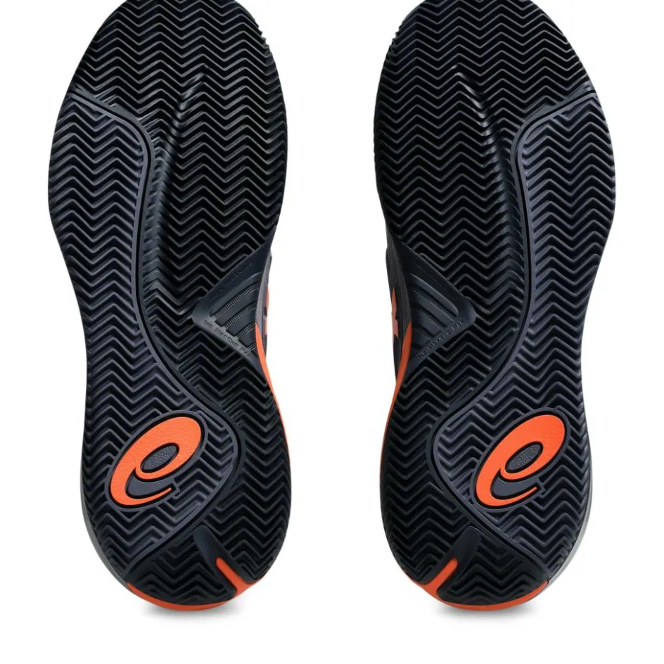 Asics Tennisschoenen*Gel-Resolution X Clay tennisschoenen heren greyish purple nova orange