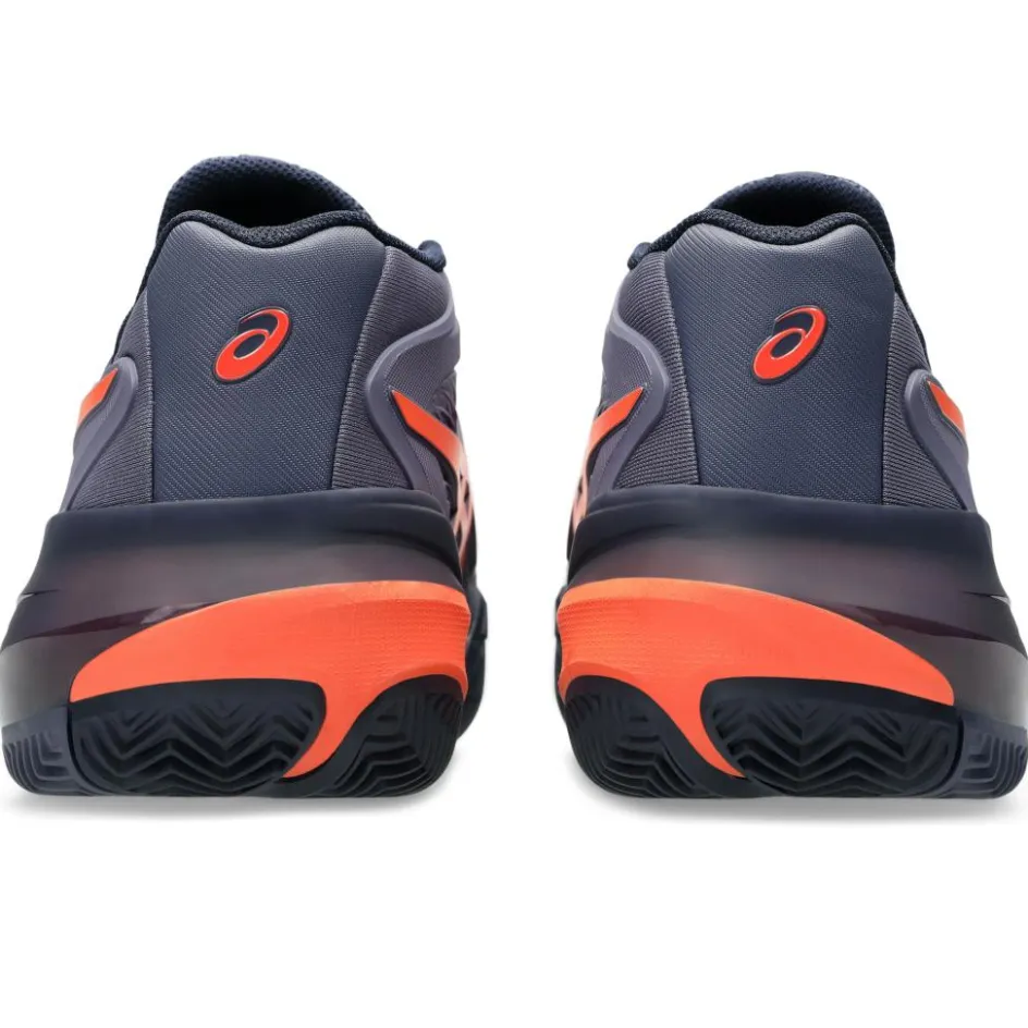 Asics Tennisschoenen*Gel-Resolution X Clay tennisschoenen heren greyish purple nova orange