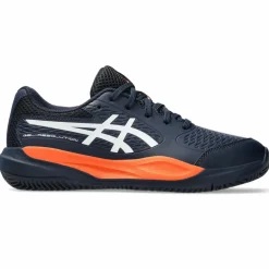 Asics Tennisschoenen*Gel-Resolution X GS Clay tennisschoenen junior midnight white