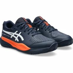 Asics Tennisschoenen*Gel-Resolution X GS Clay tennisschoenen junior midnight white