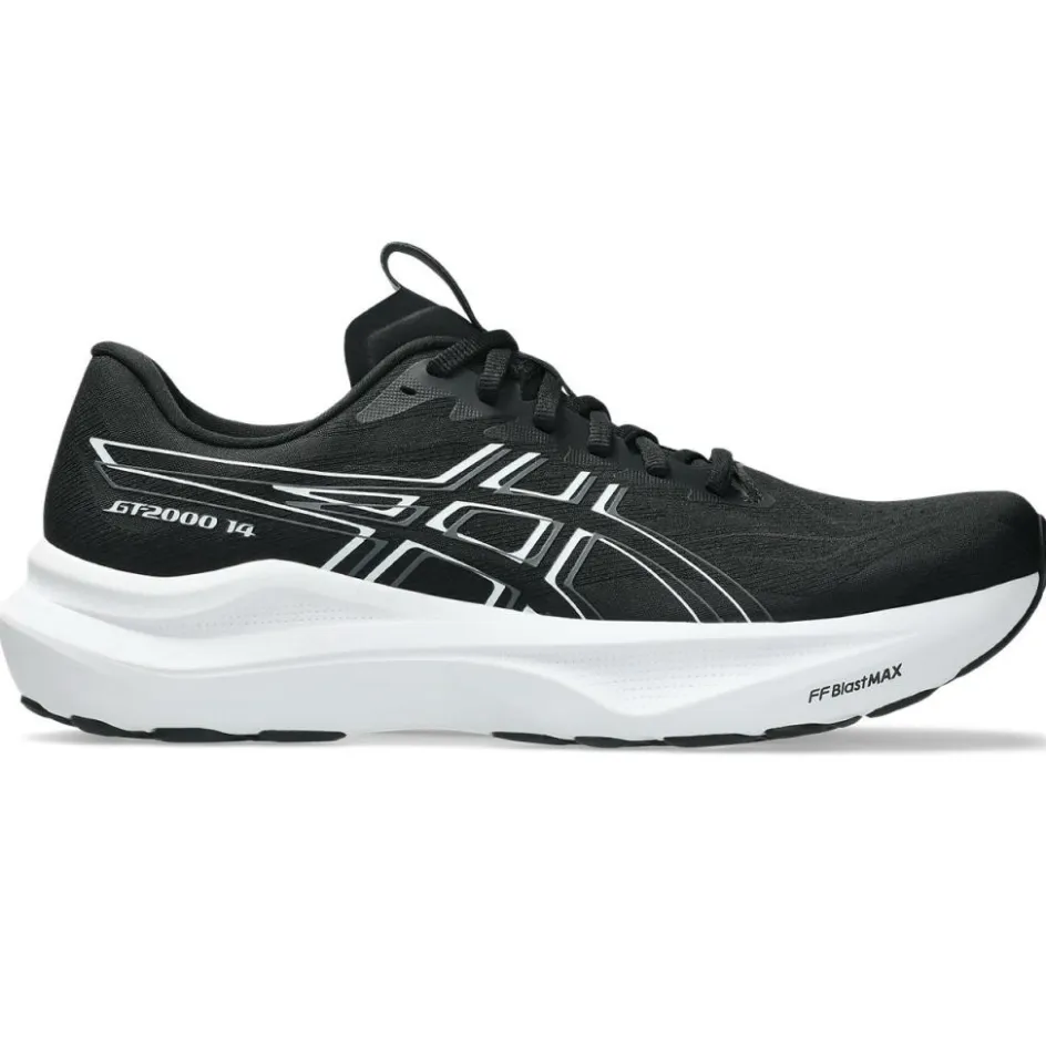 Asics Hardloopschoenen*GT-2000 14 hardloopschoenen heren black white