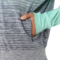 Asics Hardloopkleding*Nagino Run hardloopjack dames aurora green blue  expanse