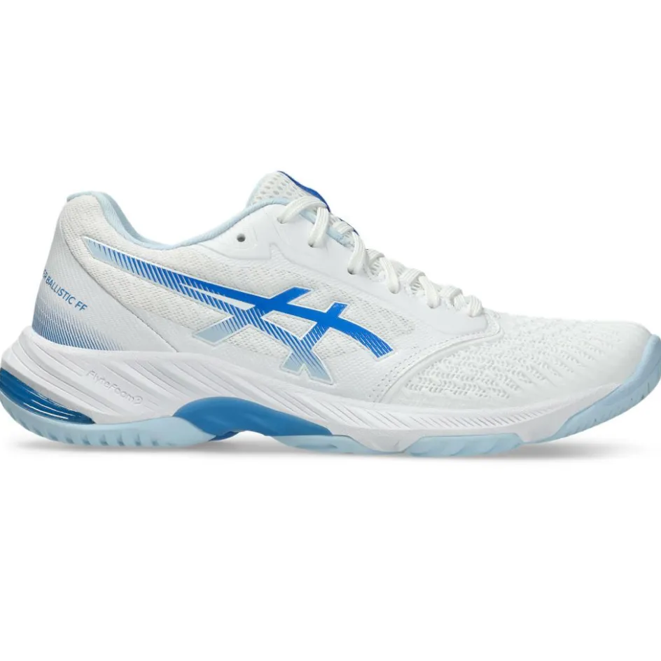 Asics Indoorschoenen*Netburner Ballistic FF 3 indoorschoenen dames white blue coast
