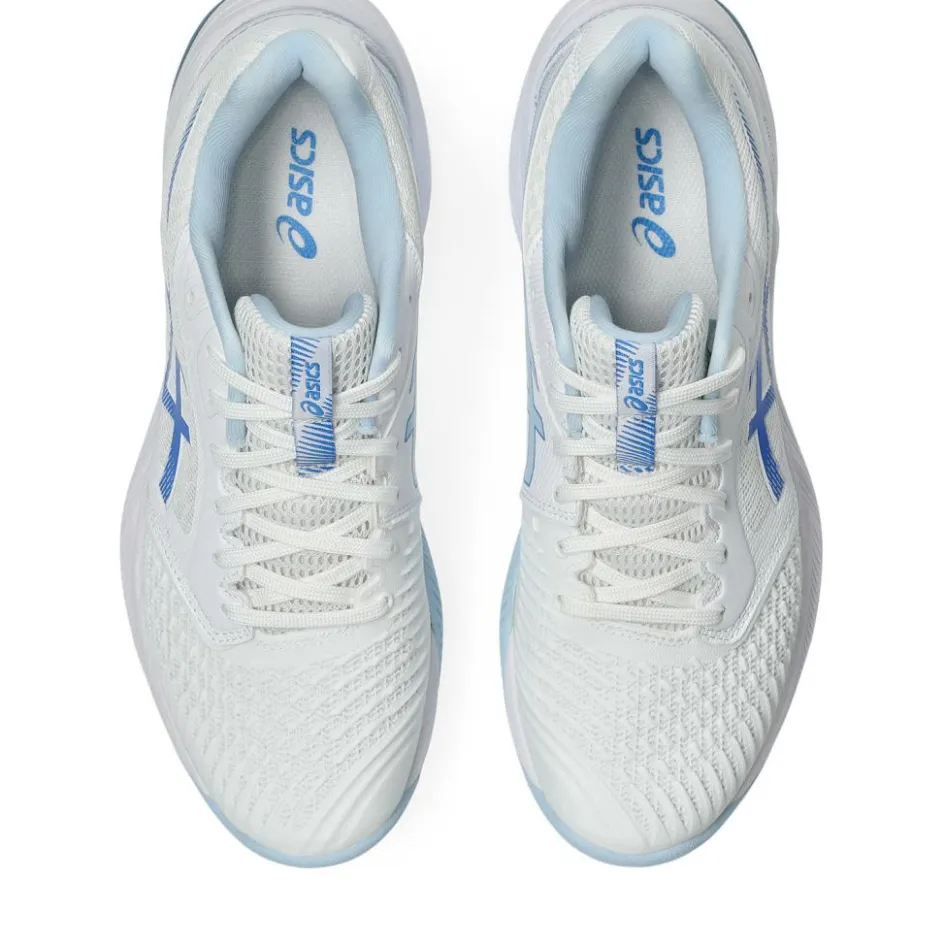 Asics Indoorschoenen*Netburner Ballistic FF 3 indoorschoenen dames white blue coast