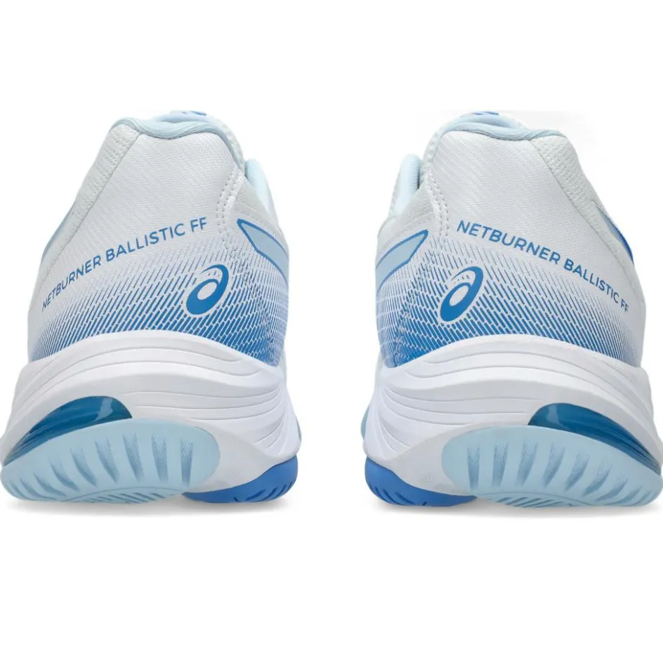 Asics Indoorschoenen*Netburner Ballistic FF 3 indoorschoenen dames white blue coast