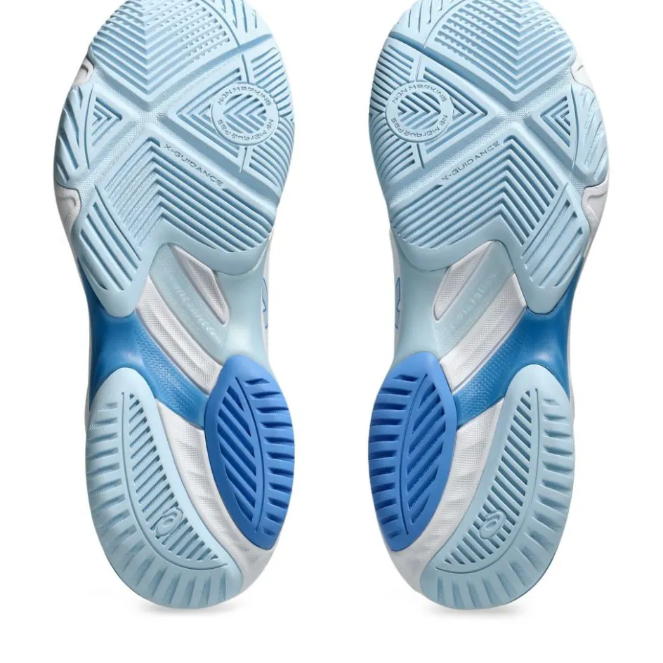 Asics Indoorschoenen*Netburner Ballistic FF 3 indoorschoenen dames white blue coast