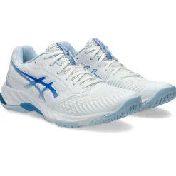 Asics Indoorschoenen*Netburner Ballistic FF 3 indoorschoenen dames white blue coast