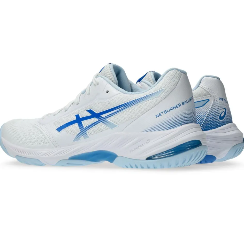 Asics Indoorschoenen*Netburner Ballistic FF 3 indoorschoenen dames white blue coast