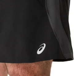 Asics Hardloopkleding*Road 5 inch hardloopbroek heren performance black graphite grey