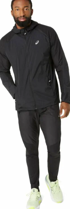 Asics Hardloopkleding*Road Packable hardloopjack heren performance black