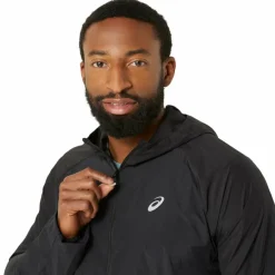 Asics Hardloopkleding*Road Packable hardloopjack heren performance black