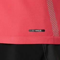 Asics Hardloopkleding*Seamless SS hardloopshirt heren coral reef oasis green