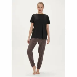 Athlecia Sportshirt*Lizzy S/S shirt dames black melange
